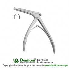 Kerrison Sphenoid Punch Up Cutting Stainless Steel, 9 cm - 3 1/2" Bite size 4.0 x 4.0 mm